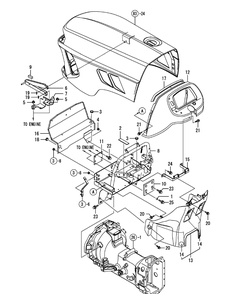 Dashboard Diagram and Parts List for SX3100 54ALB4S727-54ALB4SW727-54ALB4SX727-54ALB4SY727-54ALB4SZ727-54AMB4S727-54AMB4SW727-54AMB4SX727-54AMB4SY727-54AMB4SZ727 Cub Cadet Lawn Tractor
